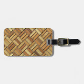 Étiquette À Bagage Étiquette de bagage - motif de brique (Devant horizontal)