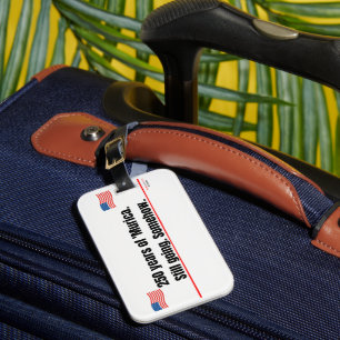Étiquette À Bagage Étiquette de bagage « Murica : 250 ans et toujours