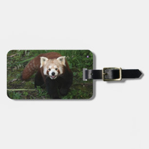 Étiquette À Bagage Étiquette de bagage - panda rouge