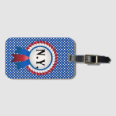 Étiquette À Bagage Étiquette de bagage paraphée par l'État (Devant Horizontal)