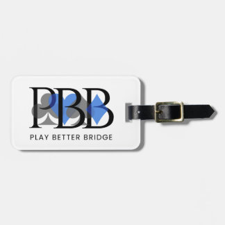 Étiquette À Bagage Étiquette de bagage PBB - Bleue