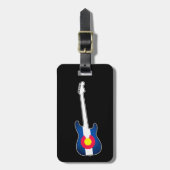 Étiquette À Bagage étiquette de bagage personnalisable du drapeau du (Devant Vertical)