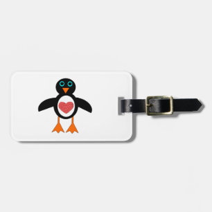 Étiquette À Bagage Étiquette de bagage personnalisée au pingouin de c