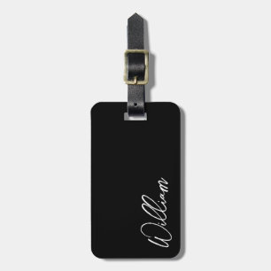 Étiquette À Bagage Étiquette de bagage personnalisée avec nom en écri