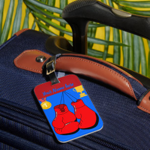 Étiquette À Bagage Étiquette de bagage personnalisée de champion de b