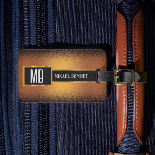 Étiquette À Bagage Étiquette de Bagage Personnalisée de Luxe
