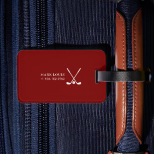 Étiquette À Bagage Étiquette de bagage personnalisée pour golfeurs /
