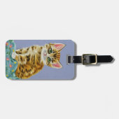 Étiquette À Bagage Étiquette de bagage pour chat (Devant horizontal)