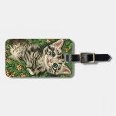 Étiquette À Bagage Étiquette de bagage pour chat (Devant horizontal)