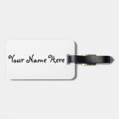 Étiquette À Bagage Étiquette de bagage pour chiens écossais (Dos horizontal)