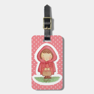 Étiquette À Bagage Étiquette de bagage pour filles avec Petit Chapero