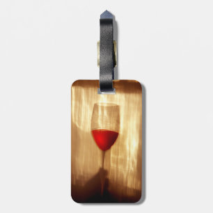 Étiquette À Bagage Étiquette de bagage pour vin avec lanière en cuir