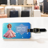 Étiquette À Bagage Étiquette de bagage Princesse