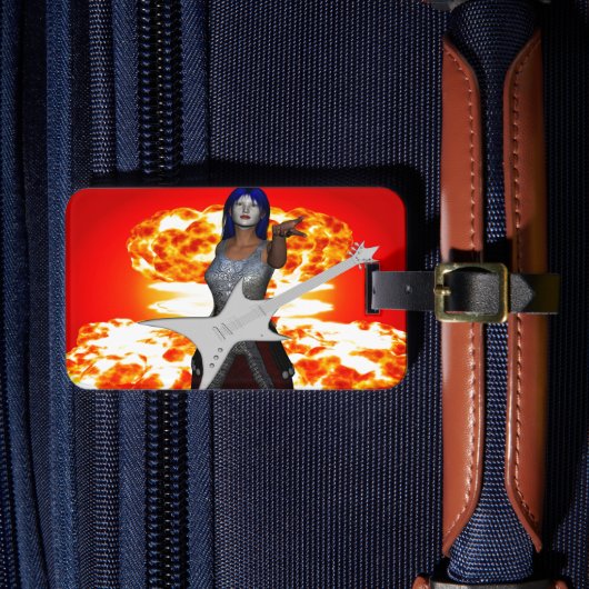 Étiquette À Bagage Étiquette de bagage Rock and Roll (Insitu Rectoal 4)
