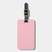 Étiquette À Bagage Étiquette de bagage rose (Devant Vertical)