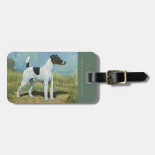 Étiquette À Bagage Étiquette de bagage Smooth Fox Terrier