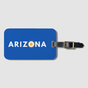 Étiquette À Bagage Étiquette de bagage Texte Arizona