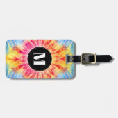 Étiquette À Bagage Étiquette de bagage Tie Dye (Devant horizontal)