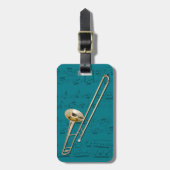 Étiquette À Bagage Étiquette de bagage - trombone (tenor) - (Devant Vertical)