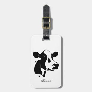 Étiquette À Bagage Étiquette de bagage vache Tillamook personnalisée