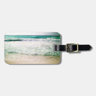 Étiquette À Bagage Étiquette de bagage Vagues océaniques