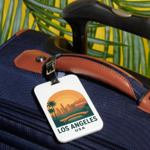 Étiquette À Bagage Étiquette de bagage vintage Los Angeles – Rétro Ho