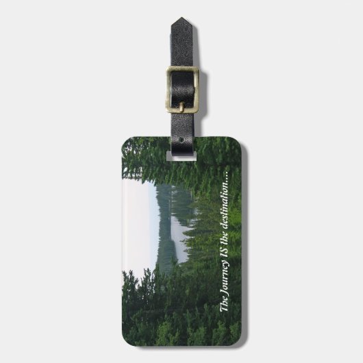 Étiquette À Bagage Étiquette de bagage : Voyage (Devant Vertical)