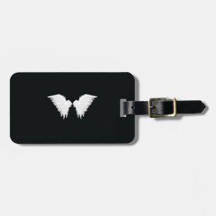 Étiquette À Bagage Étiquette de bagage White Wings avec lanière en cu