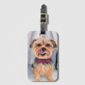 Étiquette À Bagage Étiquette de bagage Yorkie (Devant Vertical)