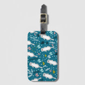 Étiquette À Bagage Étiquette de bagages Cute Otters (Devant Vertical)