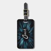 Étiquette À Bagage Étiquette de bagages de l'entraîneur étoile (Devant Vertical)