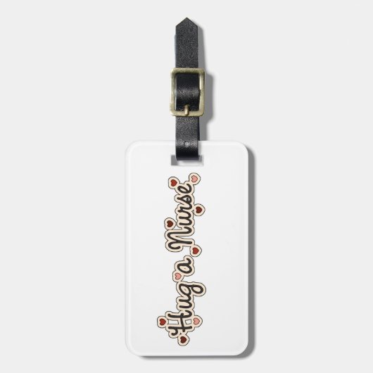 Étiquette À Bagage Étiquette de bagages d'une infirmière (Devant Vertical)