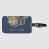 Étiquette À Bagage étiquette de bagages en coquille de mer dorée (Devant Horizontal)