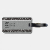 Étiquette À Bagage Étiquette de bagages Monogram (Dos horizontal)