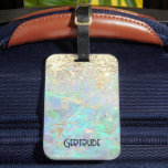 Étiquette À Bagage étiquette de bagages opale pour gemstone fausse pa<br><div class="desc">étiquette de bagages opale texture</div>