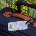 Étiquette À Bagage étiquette de bagages opale texture<br><div class="desc">étiquette de bagages opale texture</div>