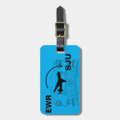 Étiquette À Bagage Étiquette de bagages Porto Rico (Devant Vertical)