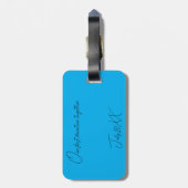 Étiquette À Bagage Étiquette de bagages Porto Rico (Dos Vertical)