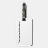 Étiquette À Bagage Étiquette de bagages Taymyr Samoyeds (Dos Vertical)