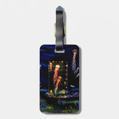 Étiquette À Bagage Étiquette de calmar et de bagage de gelées (Dos Vertical)