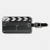 Étiquette À Bagage Étiquette de coup de panneau de clapet de cinéaste (Devant horizontal)