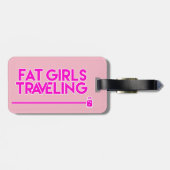 Étiquette À Bagage Étiquette de déplacement de bagage de grosses (Dos horizontal)