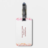 Étiquette À Bagage Étiquette de fantaisie de bagage de pot-pourri de (Dos Vertical)