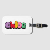 Étiquette À Bagage Étiquette de la valise (Devant Horizontal)