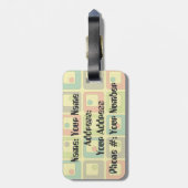 Étiquette À Bagage Étiquette de la valise de canard en caoutchouc (Dos Vertical)