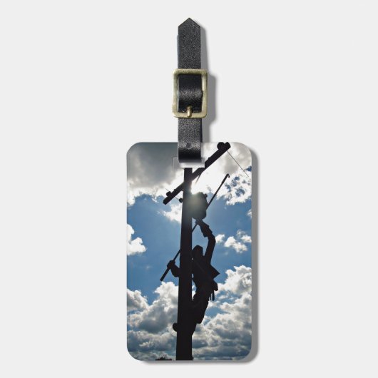 Étiquette À Bagage Étiquette de la valise du contremaître (Devant Vertical)