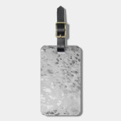 Étiquette À Bagage Étiquette de la veste d'argent pour imprimer des b (Devant Vertical)