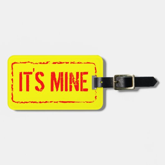 Étiquette À Bagage Étiquette de lugage de voyage avec le signe de (Devant horizontal)