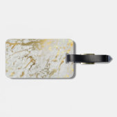 Étiquette À Bagage Étiquette de luxe de bagage (Dos horizontal)