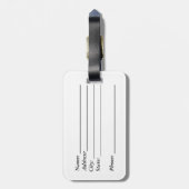 Étiquette À Bagage Étiquette de sac de bagage de danse (Dos Vertical)